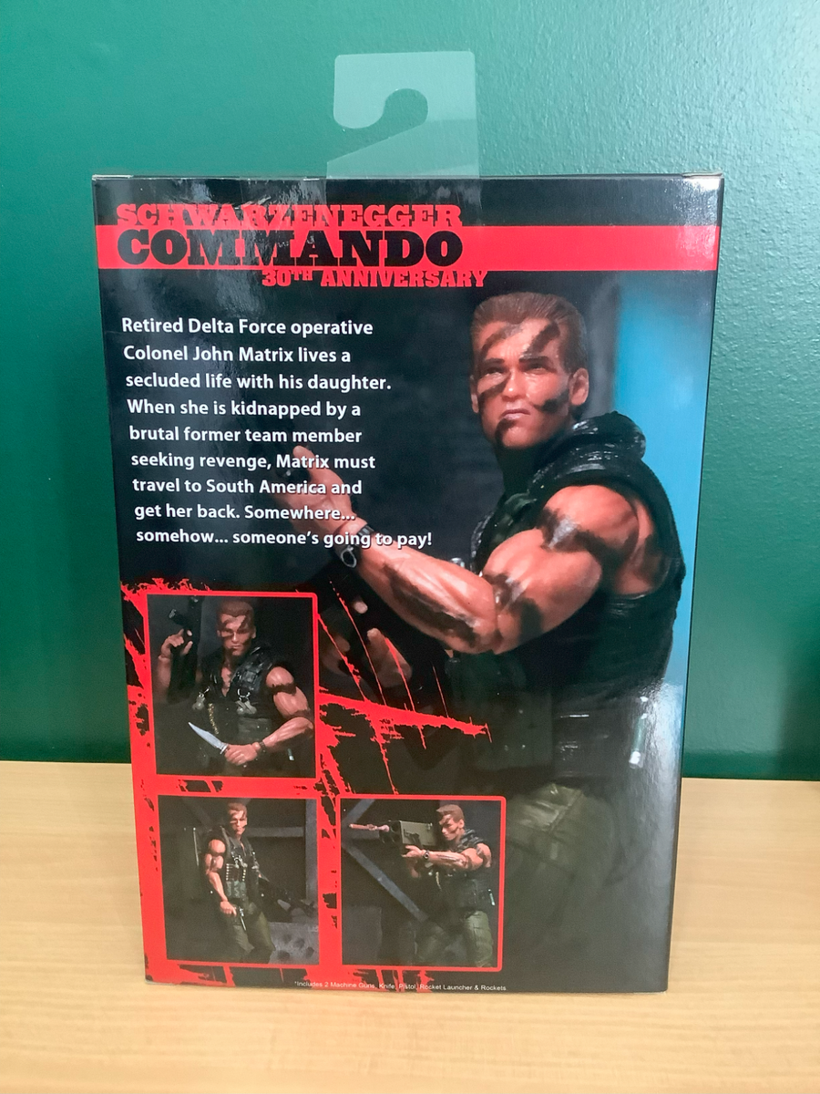 NECA Commando 30th Anniversary Ultimate John Matrix Figure NECA Commando 30th Anniversary Ultimate John Matrix Figure