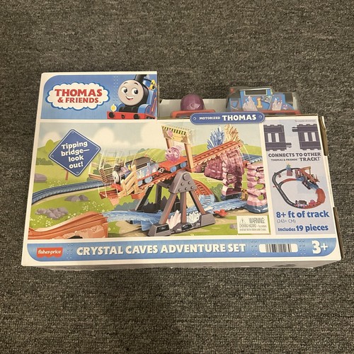 Trenino Giocattolo Motorizzato Thomas and Friends Set Grotte di Cristallo Avventura con Thomas - Foto 1 di 2