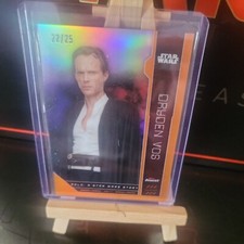 2023 Topps Finest Star Wars  Dryden Vos Orange Refractor 22/25