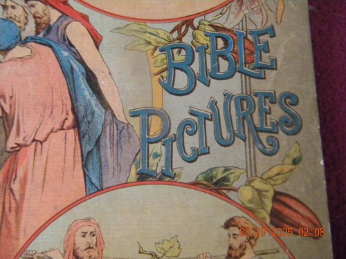 VINTAGE/ANTIQUE 1887 "BIBLE TALKS ABOUT BIBLE PICTURES - JENNY MERRILL/F. HARRIS - Picture 3 of 24