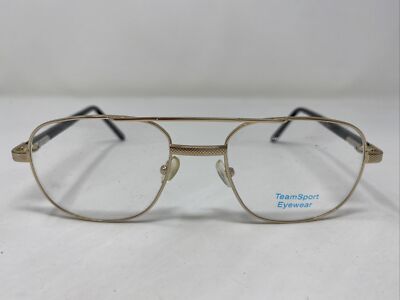 Team Sport Eyewear COC 7001 52-20-140 Gold Full Rim Eyeglasses Frame K346