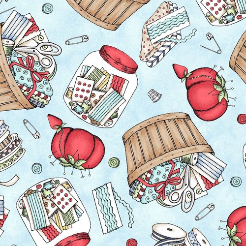 Measure Twice Fabric Jelly Roll from Maywood Studio 100% Cotton 40pcs - Picture 11 of 24
