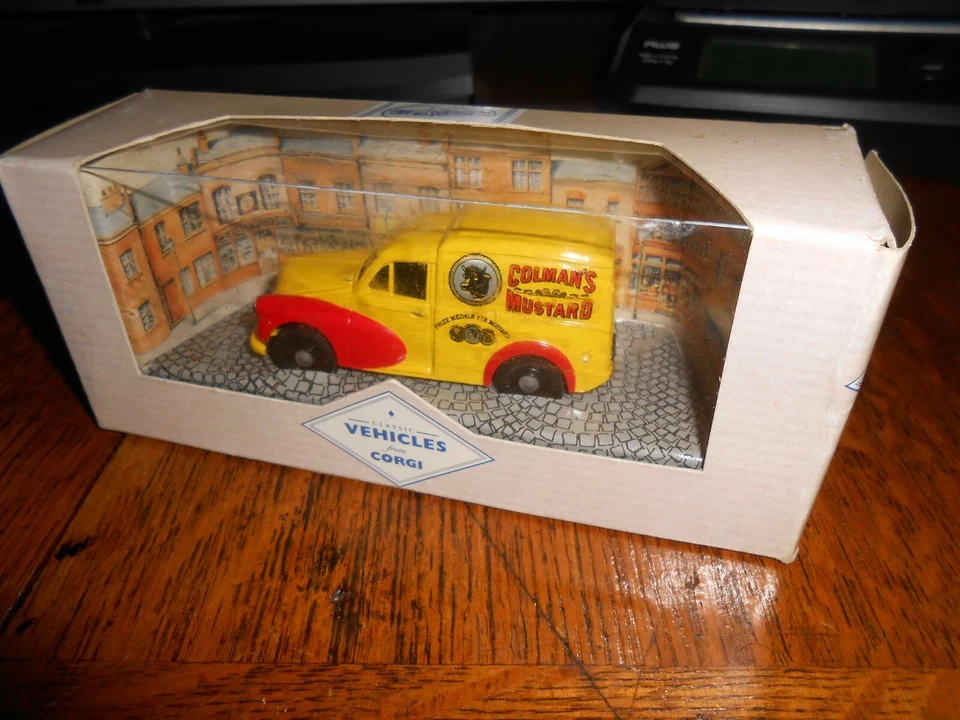 CORGI CLASSIC VEHICLES MORRIS 1000 VAN COLMAN'S MUSTARD 1:64 BRAND NEW FREE SHIP - Image 3 of 4