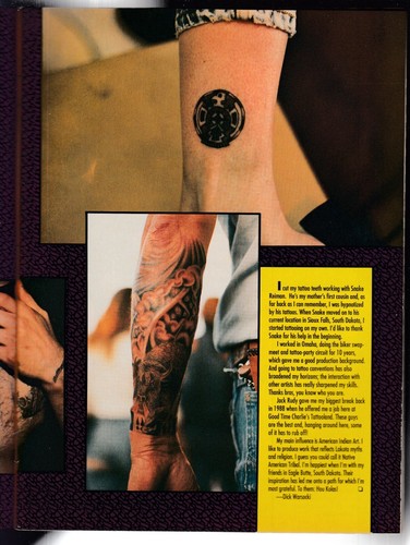 Tattoo Revue 1991 Volume 4 No.11 - Outlaw Biker - Joe Coleman Bob Shaw Ink Art - Picture 5 of 8