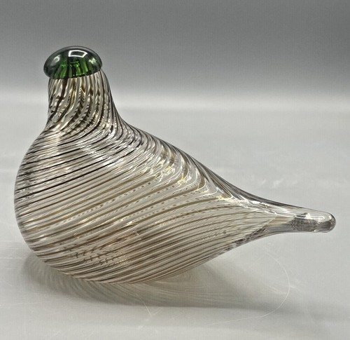 Oiva Toikka Art Glass Bird for iittala Nuutajarvi Finland Huitti Crake 1998-2002 - Picture 5 of 12