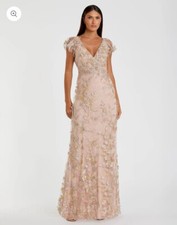 Mac Duggal Flutter sleeve Dress Size 18
