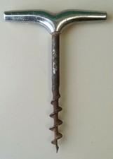 ANTICO CAVATAPPI TIREBOUCHON CORKSCREW TIRE-BOUCHON OTTONE FERRO FORGIATO. II53