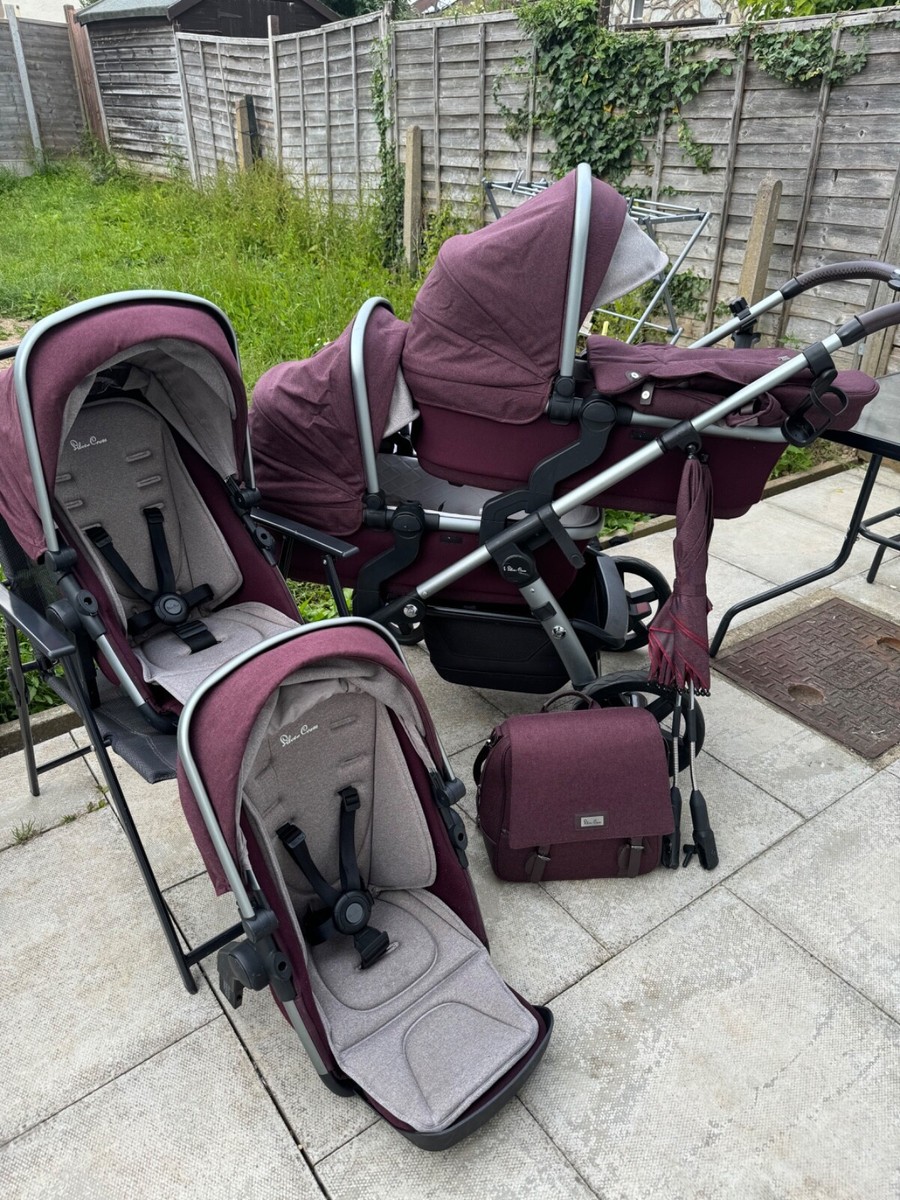 Silver Cross Wave Double Pram UK