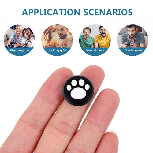 16 Pcs Silicone Cap with Handle Joystick Caps Cat Claw Thumb Grip - 第 6/12 張圖片