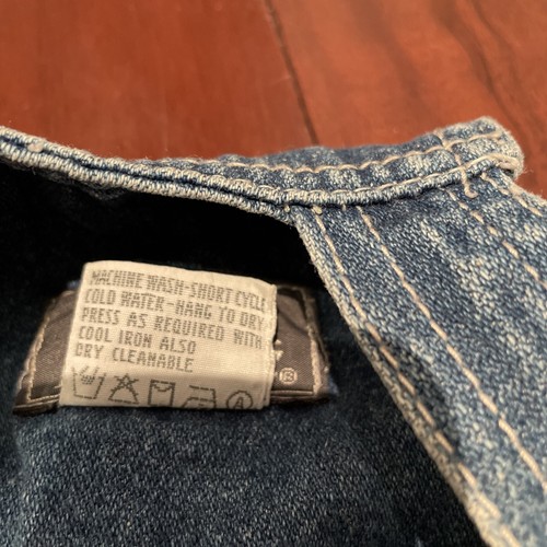 Le Tigre Size 5 jean Denim Overalls Jumpsuit USA kids - Picture 3 of 4