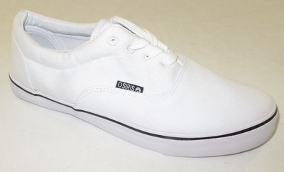 NWD Osiris Men's Casual Lifestyle Canvas Shoes - White    