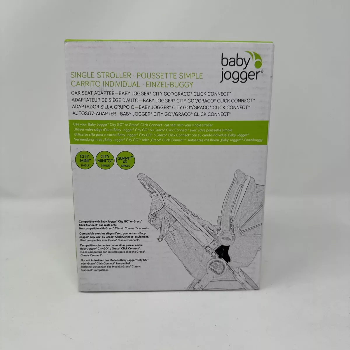 Baby jogger summit clearance x3 car seat adapter