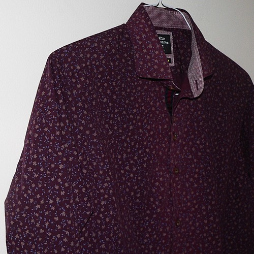 LOT OF 3 MEN'S Sz L / LARGE SLIM FIT SHIRTS ~ DENIM & FLOWER / BELTRAN / BRANDON - Picture 7 of 24