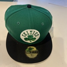 Boston Celtics New Era 59Fifty  Cap Size 7 5/8 NBA NFL MLB WOOL