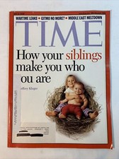 Time Magazine - July 10 2006 - Siblings Make You Who You Are - Wartime Leaks