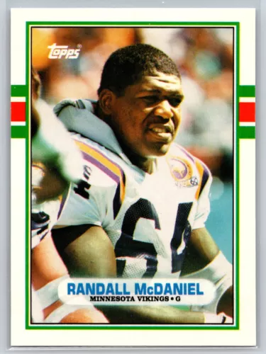 1989 Topps Traded #54T Randall McDaniel Rookie HOF Minnesota Vikings