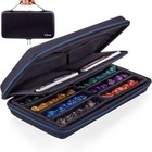 SIQUK Dice Case DND Dice Box Dice Storage Case Dice Organizer Holder with Handle