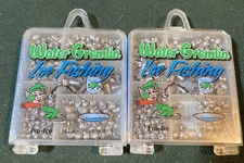 2 Water Gremlin Ice Fishing Sinker Assort. Pro-Ice Split Shot Bull-Shot 203 Pcs