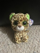 Ty Beanie Boos Speckles the Leopard 6” Stuffed Animal Plush With Heart Tags