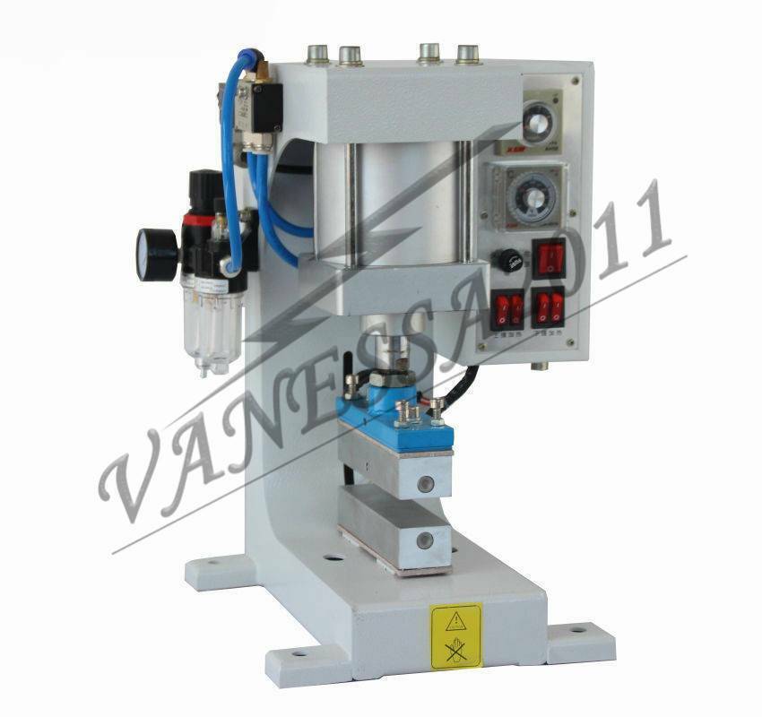 40x150mm Pneumatic Hot Foil Stamping Machine Leather Wood LOGO Stamping 220V #