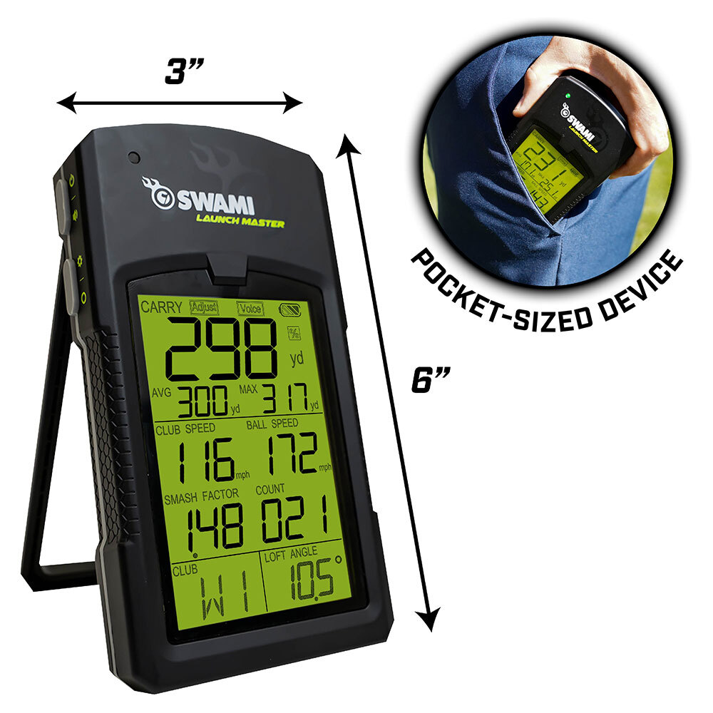 Izzo Swami Launch Master Golf Launch Monitor +FREE CASE! - NEW