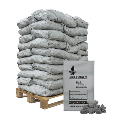 Steinkohle Nusskohle – 25–60 Mm, 20 Kg X 15 Säcke = 300 Kg Palette, Von Anmag, Aus Polen