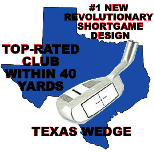 #1 TEXAS WEDGE SHORTGAME WIZARD CHIPPER HYBRID IRON PUTTER TOP CLUB AROUND GREEN - Picture 1 of 4