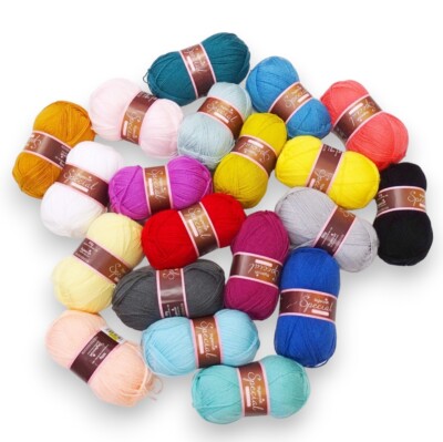 Double Knit Yarn SPECIAL DK  Stylecraft Premium Acrylic Crochet Yarn 100g Ball