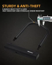 Bike Locks Heavy Duty anti Theft 18Mm Thick, Motorcycle U Lock with 4Ft/120Cm...