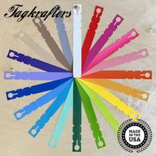 Waterproof Garden Nursery Plastic Plant Tag Tree Label ASSORTED COLORS 9" x 1"