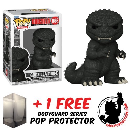 FUNKO POP VINYL GODZILLA 1984 70TH ANNIVERSARY #1663 + PROTECTOR - Picture 1 of 1