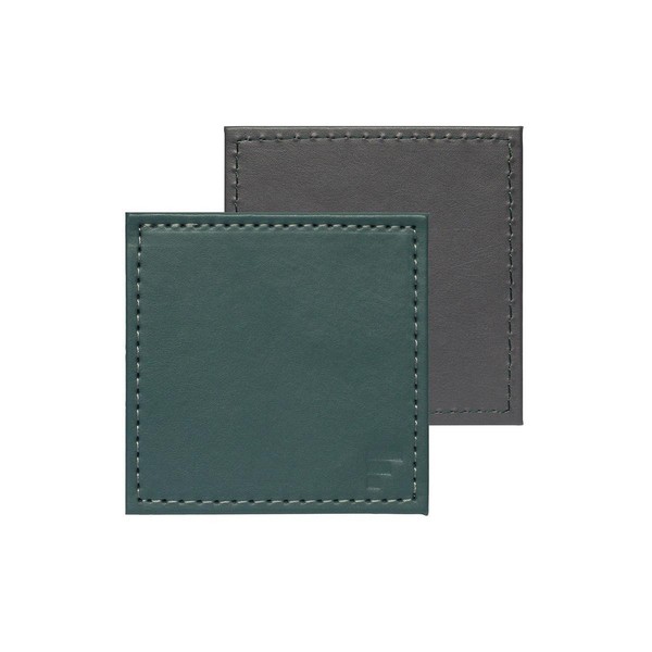 Untersetzer/ Glasuntersetzer Petrol/Anthrazit, 4Er Set Duo - Freeform-image