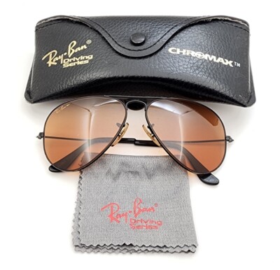 Vintage B&L Ray Ban Bausch & Lomb B20 Chromax Aviator W1662