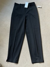Talbots Black Flat Front Dress Pants Women's Petites 10P New with Tags