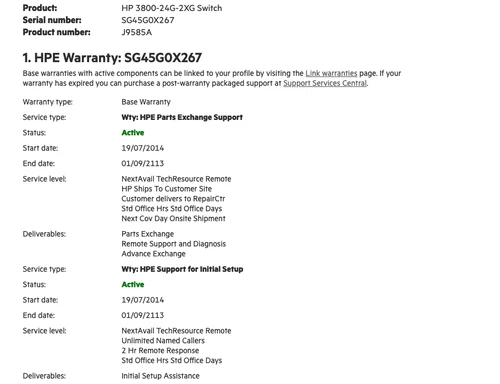 HPE ProCurve E3800 24G-2XG L3 PoE+ L3 24x 10/100/1000 & 2x 10GbE HPE Warranty - Picture 11 of 12