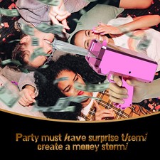 That Look Real,Money Gun for Movies Prop Gun Make it Rain, Handheld Cash Gun