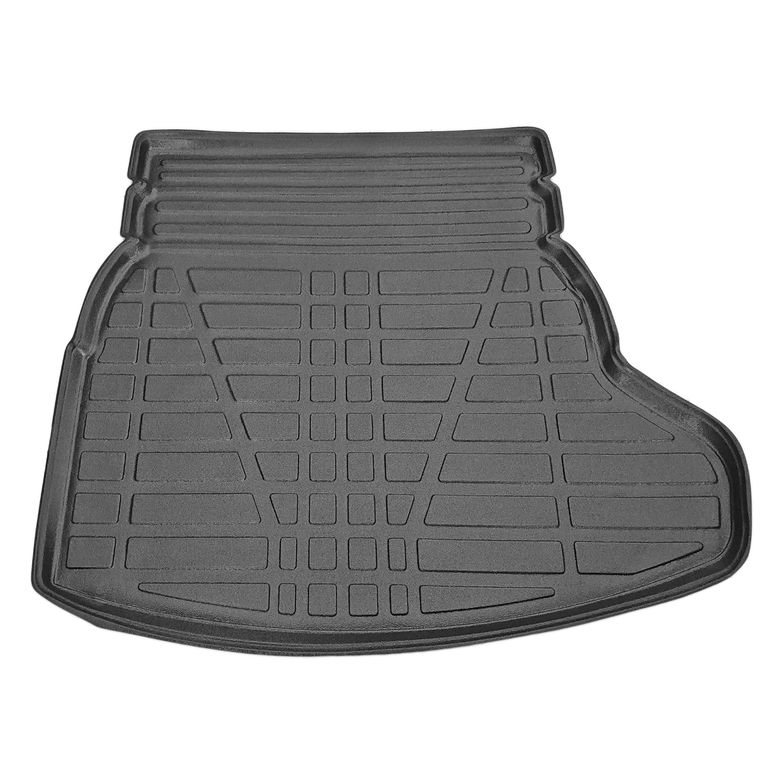 Tapis de coffre auto flexible noir pour Mercedes Classe C W205 Berline 4 portes