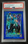 TREVOR LAWRENCE 2021 DONRUSS OPTIC #201 BLUE SCOPE PRIZM ROOKIE RC PSA 9 NFL