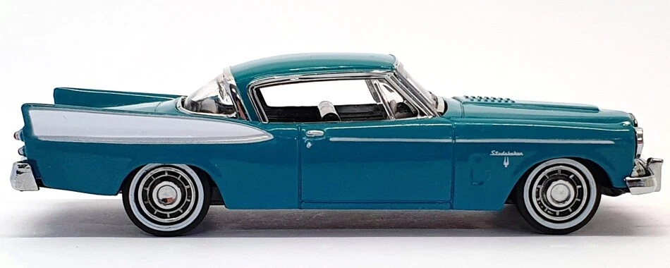 Matchbox 1/43 Scale DYG03-M - 1958 Studebaker Golden Hawk - Turquoise - Image 3 of 4