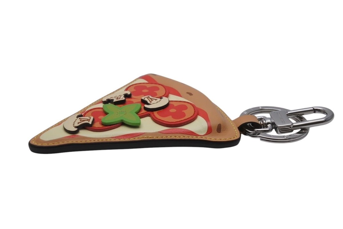 Louis Vuitton Pizza Keychain Charm M02189 | eBay