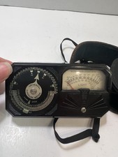 Vintage Weston Photronic Universal Exposure Meter Model 650 with Case Art Deco