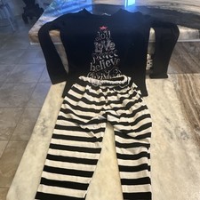 Kids Christmas Pajamas Size 8-10 Christmas Tree