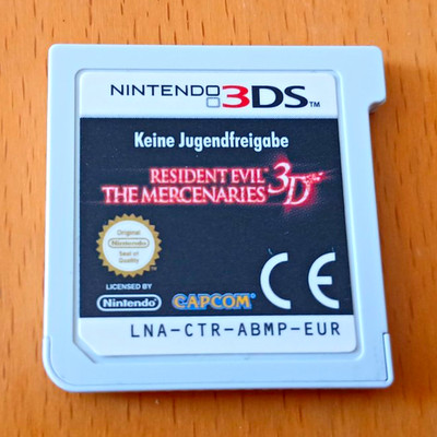 Capcom Nintendo 3DS Resident Evil: The Mercenaries 3D PAL nur Modul LNA-CTR