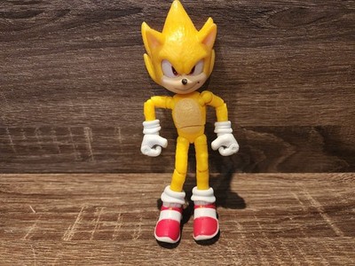Jakks Pacific Sonic The Hedgehog 3 Movie 5 inch Super Sonic Action Figure Loose