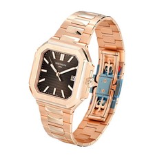 Patek Philippe Cubitus Watch 40MM Brown Index Hour Markers Dial Rose Gold 2