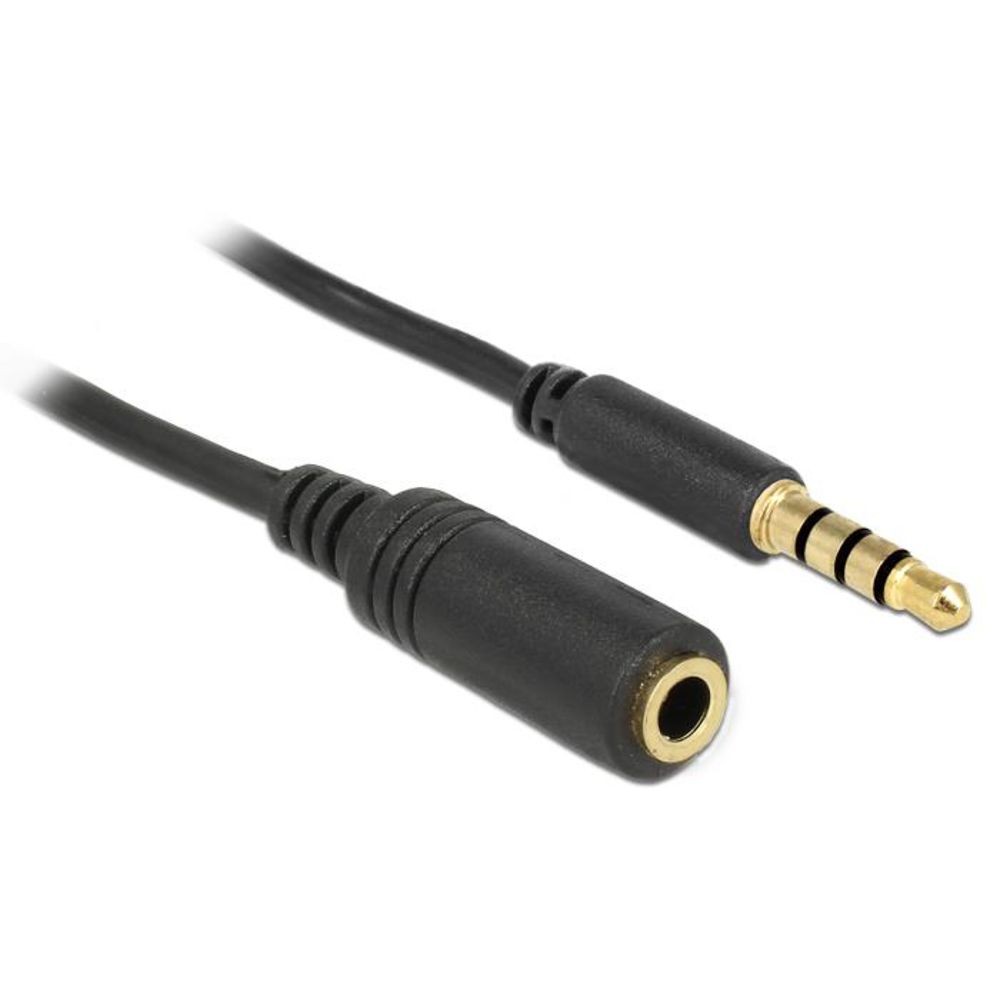 Delock Klinke 35 STBU 4Pin iPhone 05 schwar 2190₽