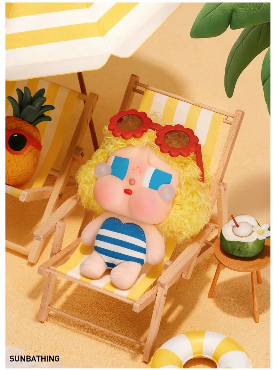 POP MART x Crybaby Vacation Mode On Series Vinyl Plush Key Pendant