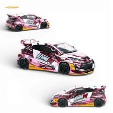 PopRace Toyota GR YARIS Pink EVA RT Production Model 1:64