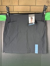 Rafaella Womens Stretch Skort Size L Black