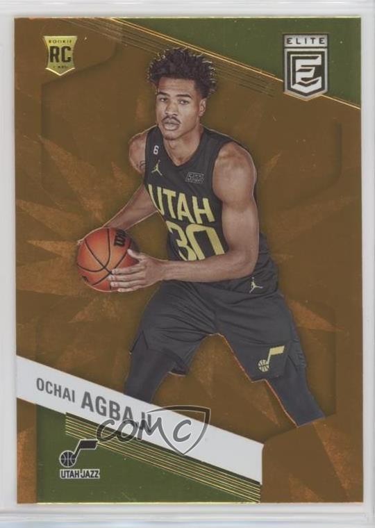 2022-23 Donruss Elite Rookies Orange Ochai Agbaji #242 00ht